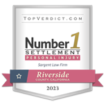 badge-number-1-personal-injury-settlement-riverside-county-2023-sargent-law