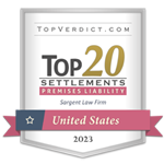 badge-top-20-premises-liability-settlements-united-states-2023-sargent-law